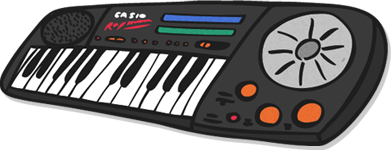 Casio Rapman keyboard
